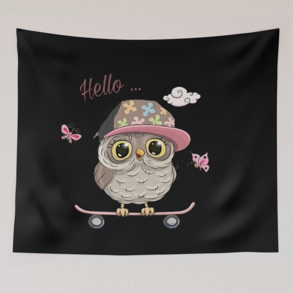 Item preview, Cute traveling owl latest trending design designed and sold by Slangt-shirt.