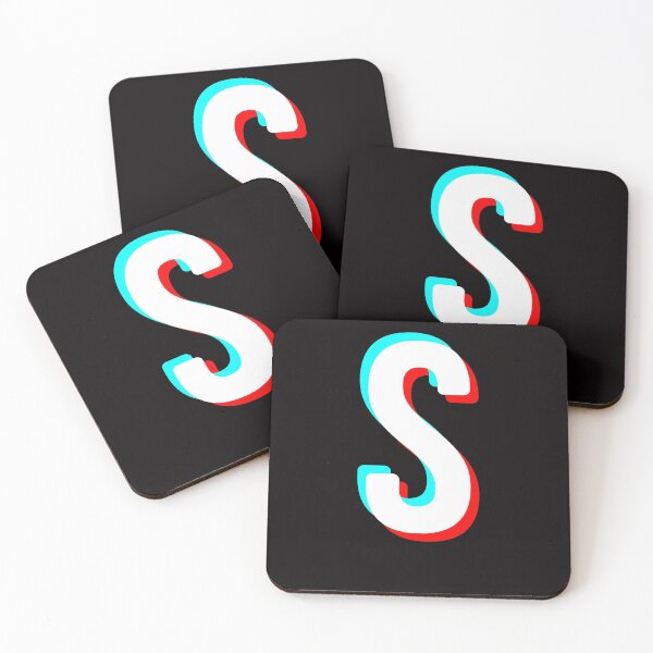 Item preview, letter S initial monogram TIKTOK designed and sold by miro-art.