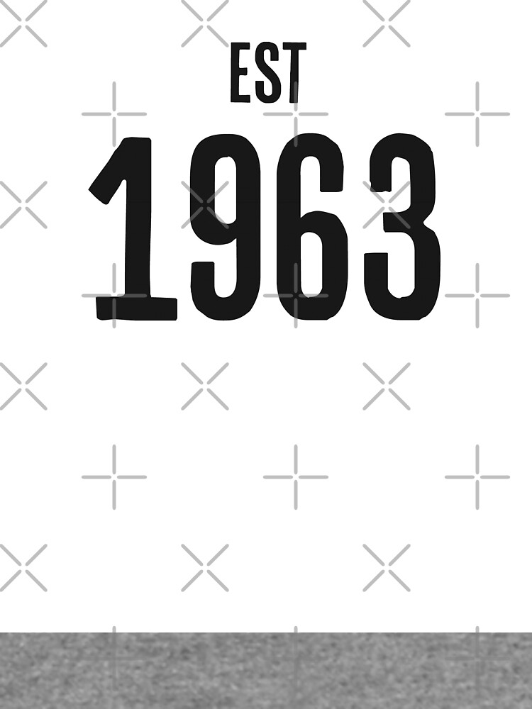 ” Established 1963 | Est 1963” Lightweight Sweatshirt for Sale by art