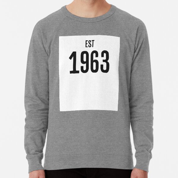 " Established 1963 | Est 1963" Lightweight Sweatshirt for Sale by art