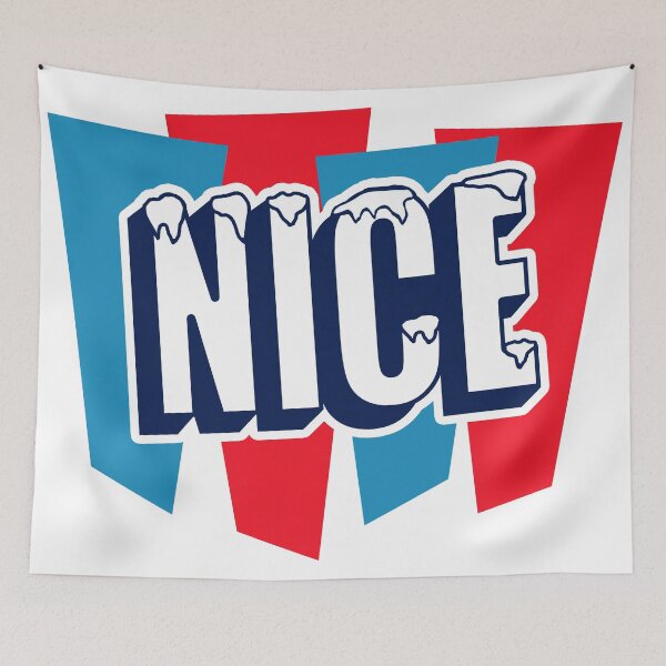 Item preview, Nice List - Funny Christmas Retro Logo designed and sold by elevens.