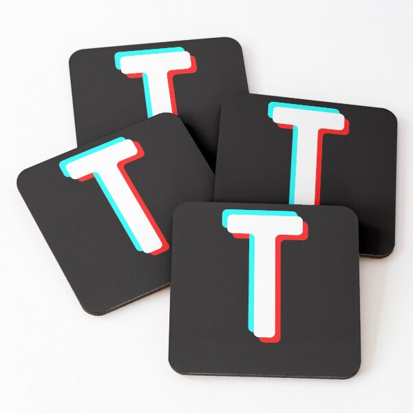 Item preview, TIKTOK Initial Monogram Letter T Copy designed and sold by miro-art.