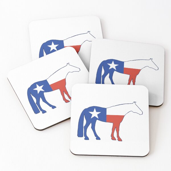 Item preview, Texas Flag Horse designed and sold by HorseFly Ranch.
