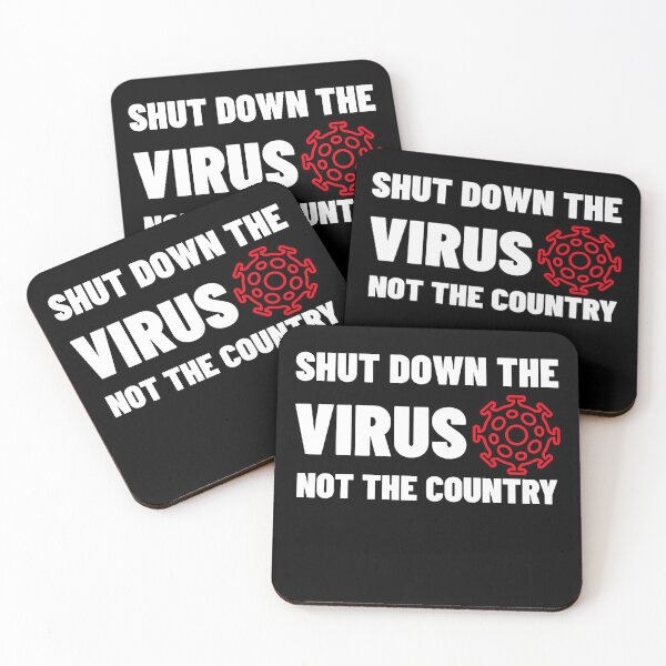 Item preview, Shut Down The Virus Not The Country designed and sold by ZenCloak.