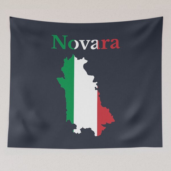 Artikelvorschau, Provinz von Novara Karte, italienische Provinz. entworfen und verkauft von marosharaf.