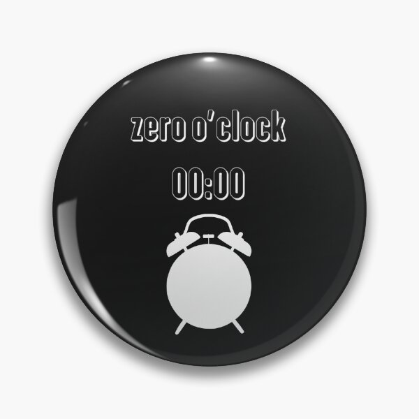 Item preview, Zero O'Clock Clock 00:00 designed and sold by DesignsofNote.