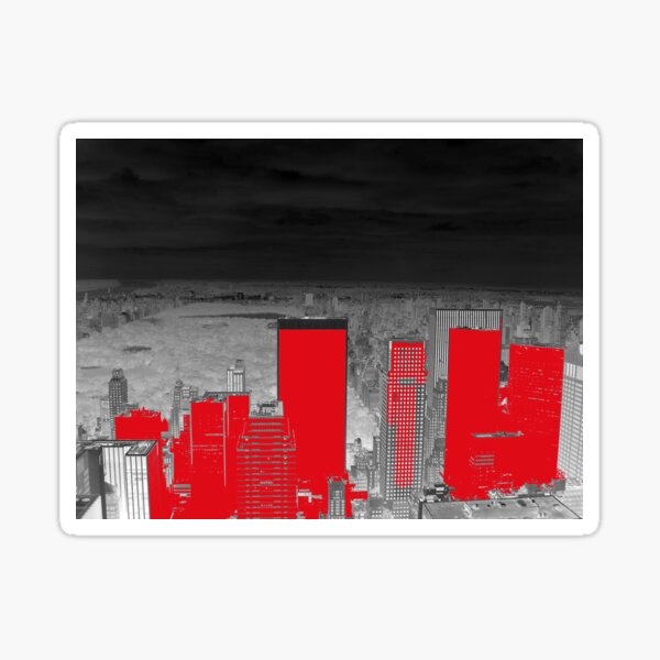 View Central Park New York Sticker