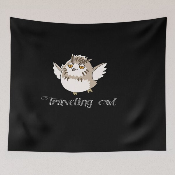 Item preview,  traveling owl latest trending design designed and sold by Slangt-shirt.