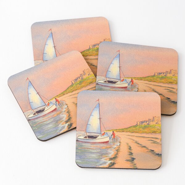 Item preview, Dinghy Sailing At Bamburgh Beach designed and sold by William Holkham.