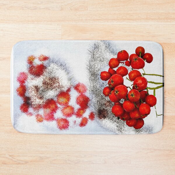 Item preview, Snowy Red Berries designed and sold by Daniel Janda.