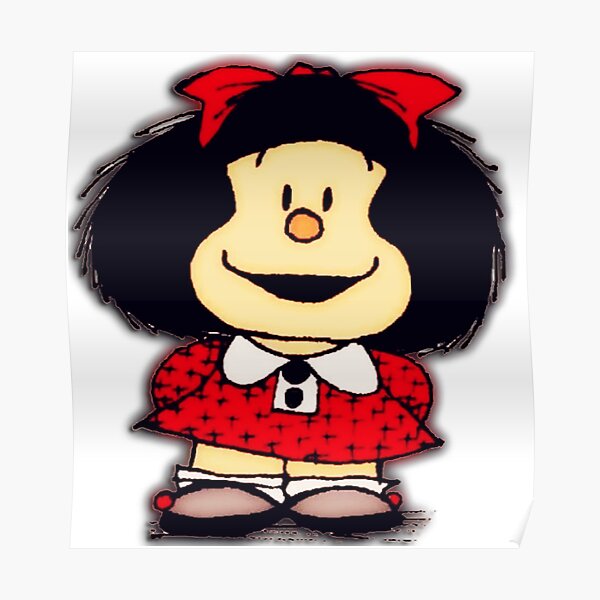 Fundas y pegatinas para móviles mafalda Póster