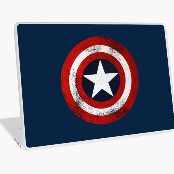 Laptop Folien Captain America Symbol Redbubble