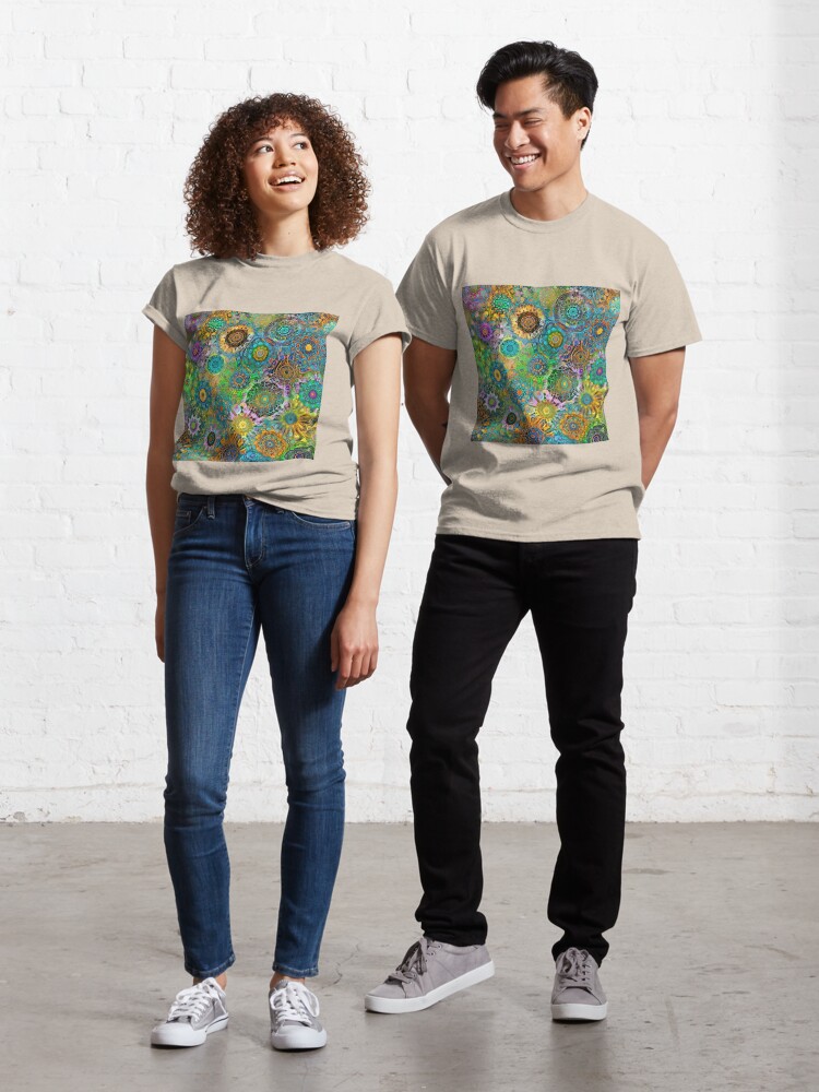 Classic T-Shirt, Deepdream abstraction designed and sold by blackhalt