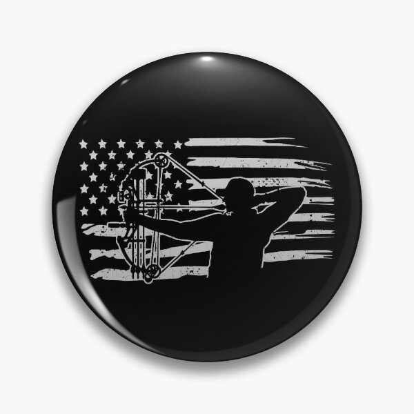 Item preview, Bowhunting Deer Hunting Archer American Flag  designed and sold by Vanover Designs.