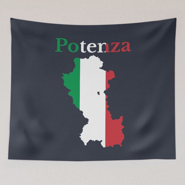Aperçu de l'œuvre Carte de la province de Potenza, province italienne. créée et vendue par marosharaf.