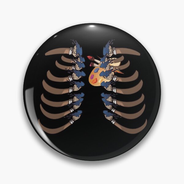 Artikelvorschau, Cartoon Ribcage Art Therapy Geschenk entworfen und verkauft von MrEddie10.