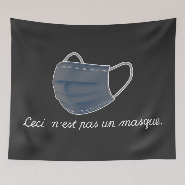 Item preview, Ceci n'est pas un masque. designed and sold by Art by s2ray.