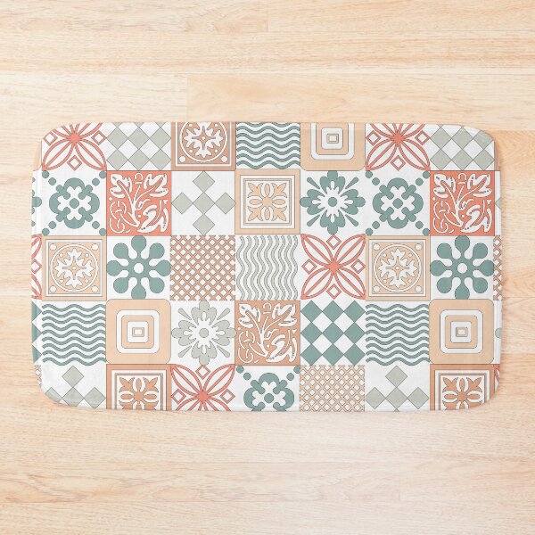Item preview, Moroccon style tile pattern design designed and sold by PurrfectCorner.
