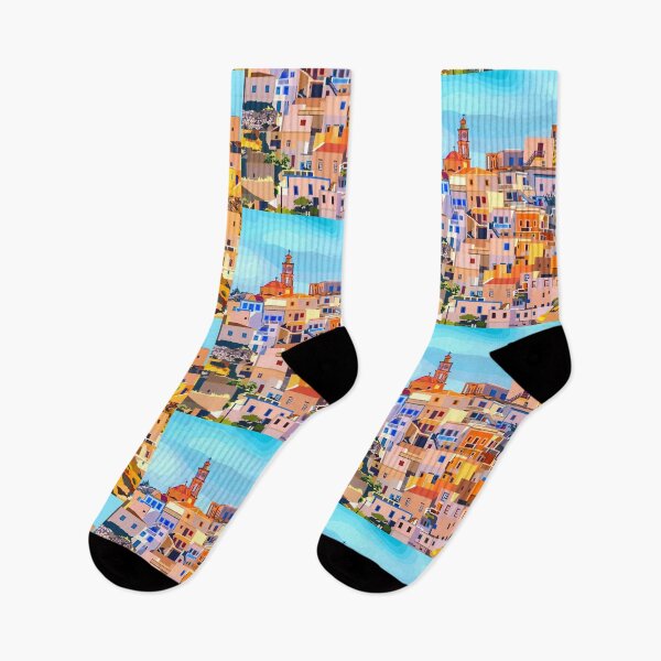 Item preview, Greek Villagescape  designed and sold by Gwen Meyers.
