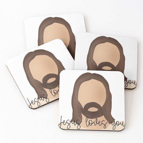 Item preview, jesus loves you designed and sold by Handdrawnbyzoe.