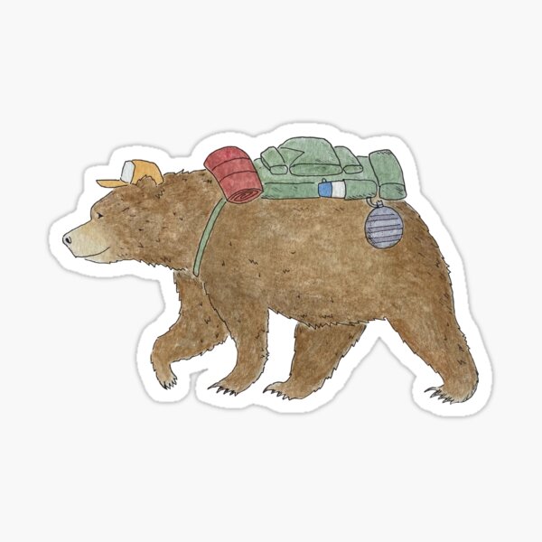 Item preview, Camping Bear designed and sold by NateQuinnArt.