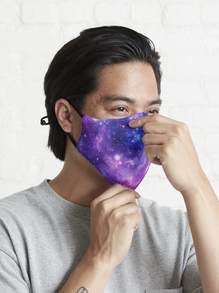 Alternate view of Purple Blue Galaxy Nebula Mask