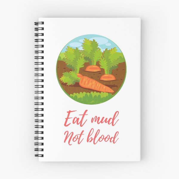 Item preview, Eat mud not blood VEGAN designed and sold by PlantDemia.