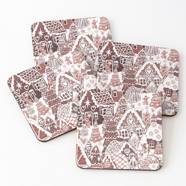 Item preview, Christmas Gingerbread houses  in a Gingerbread village  designed and sold by MagentaRose.