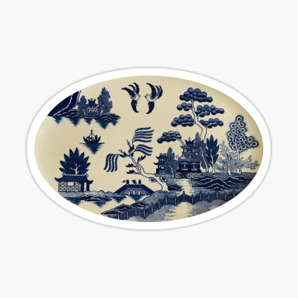 Item preview, Blue Willow Pattern designed and sold by LusterGirl.