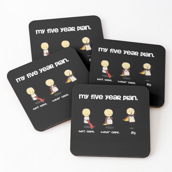 Item preview, My five year plan for success inspiration, white letters designed and sold by strengthdesign.