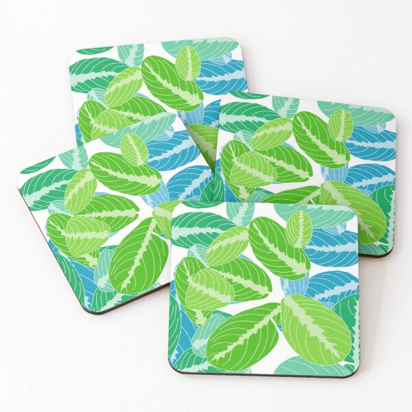 Item preview, Green prayer plant pattern  designed and sold by terastar.