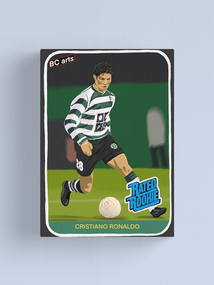 Sporting Lisbon Cristiano Ronaldo Rookie Card Artwork' Canvas Print for  Sale by thebcarts