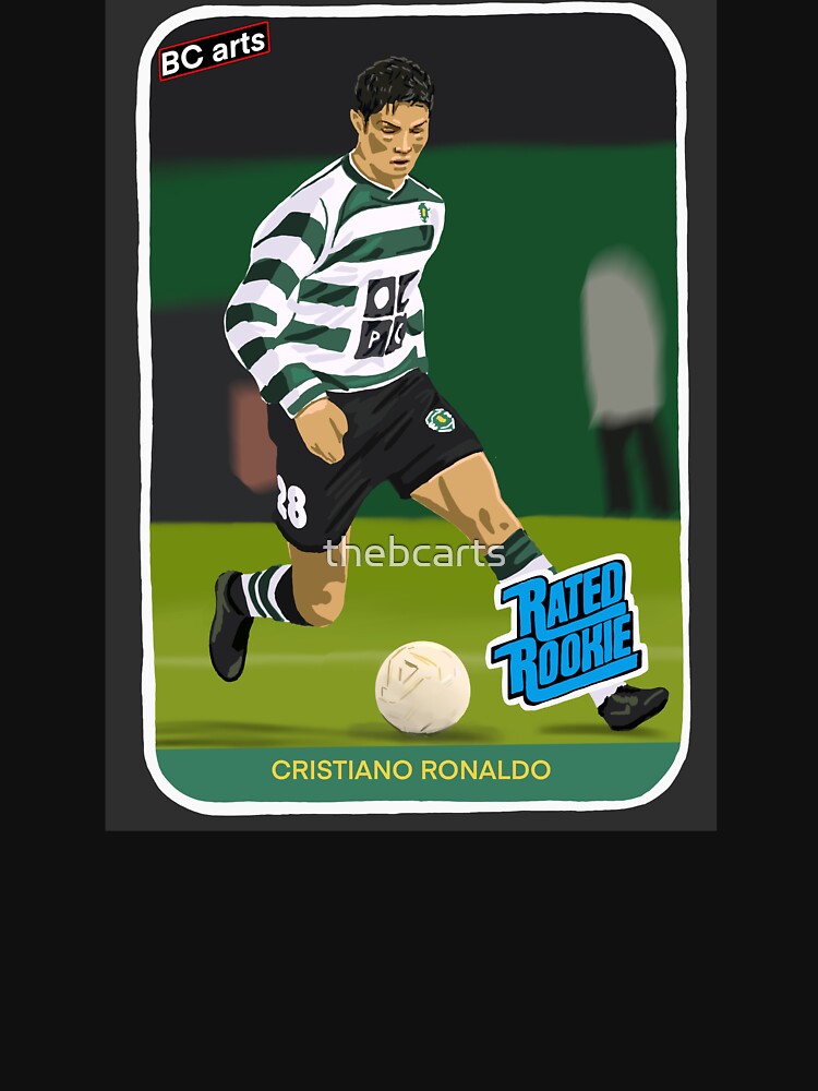 Sporting Lisbon Cristiano Ronaldo Rookie Card Artwork Canvas Print for  Sale by thebcarts