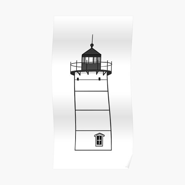 "Cape Neddick Lighthouse, Cape Neck" Poster for Sale by laurenrdesign