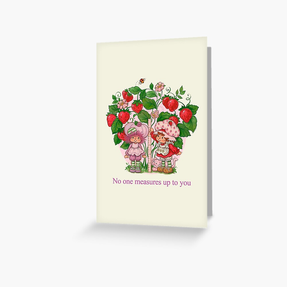 strawberry shortcake greeting cards