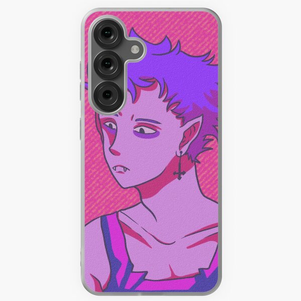 Purple vampire Samsung Galaxy Soft Case