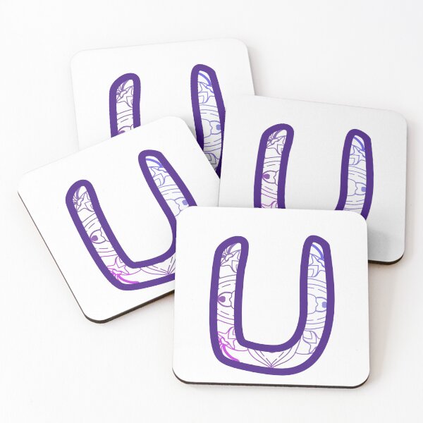 Item preview, Blue, Purple, Pink U letter Mandala designed and sold by Stacia Boyd.