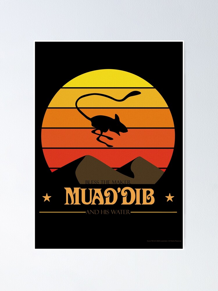 Muad'Dib Bless the Maker, Frank Herbert's Dune Fan Art Vinyl Decal – Decal  Drama