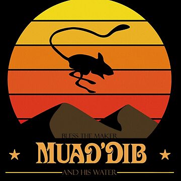 Muad'Dib Bless the Maker, Frank Herbert's Dune Fan Art Vinyl Decal