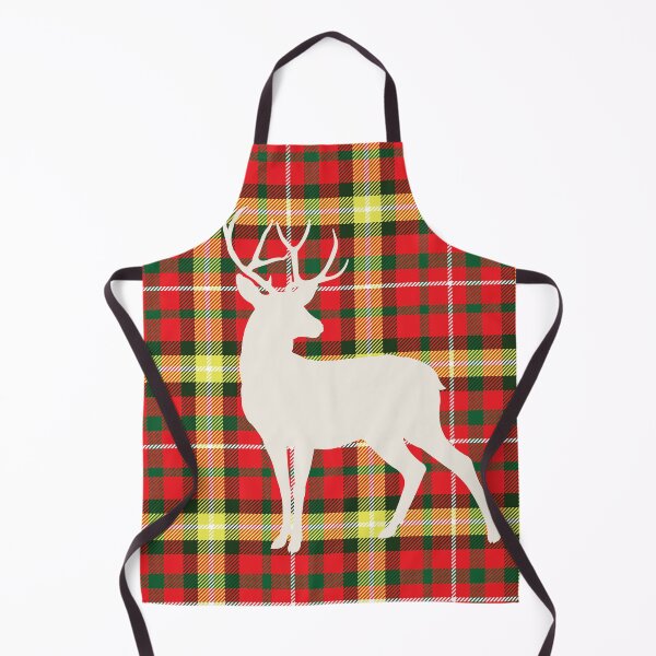 Item preview, White Stag Christmas Fantasy Tartan designed and sold by ElJimmo.