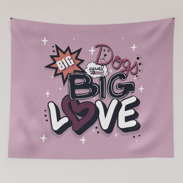 Item preview, Big Dog Love designed and sold by Quick Brown Fox Canada.