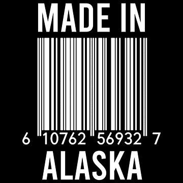 Artwork thumbnail, Made In Alaska by RandomStuffShop
