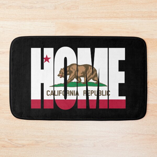 Item preview, California Home - State Flag designed and sold by DonDota.