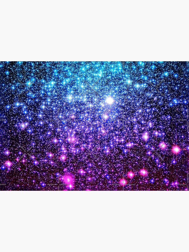 Galaxy Sparkle Stars Turquoise Blue Purple Hot Pink by 2sweetsDesign