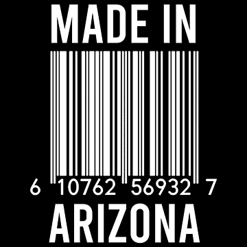 Artwork thumbnail, Made In Arizona by RandomStuffShop