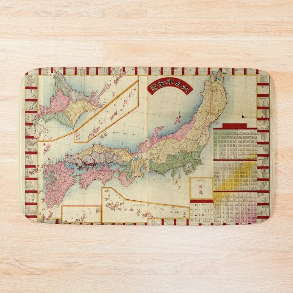 Item preview, Map of Japan (1888) designed and sold by allhistory.