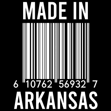 Artwork thumbnail, Made In Arkansas by RandomStuffShop