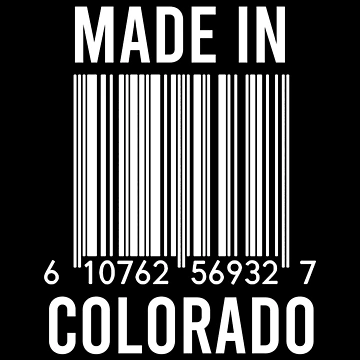 Artwork thumbnail, Made In Colorado by RandomStuffShop
