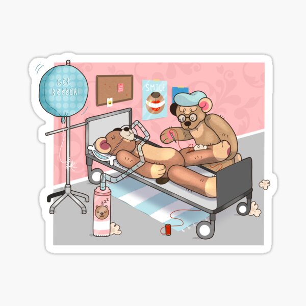Item preview, Teddybear at the hospital  designed and sold by kisumirose.