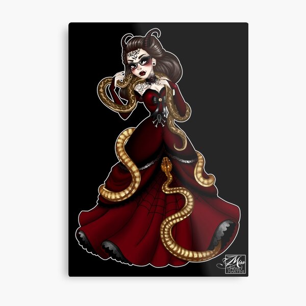Serpent Princess Metal Print